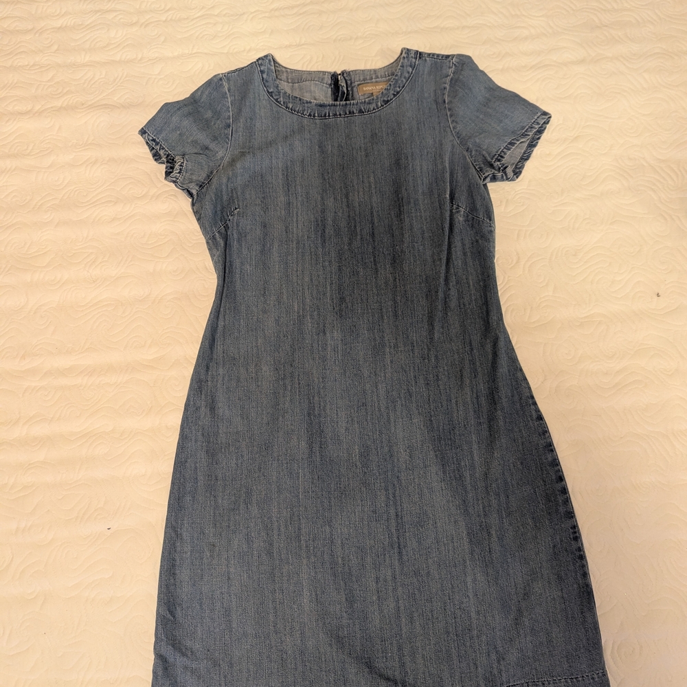 Denim Short Sleeve Dress